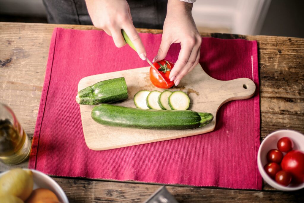 Cutting board which is a good client gift idea for realtors