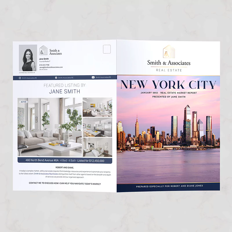 Custom real estate market report for a Realtor’s local audience by 23 Window Media
